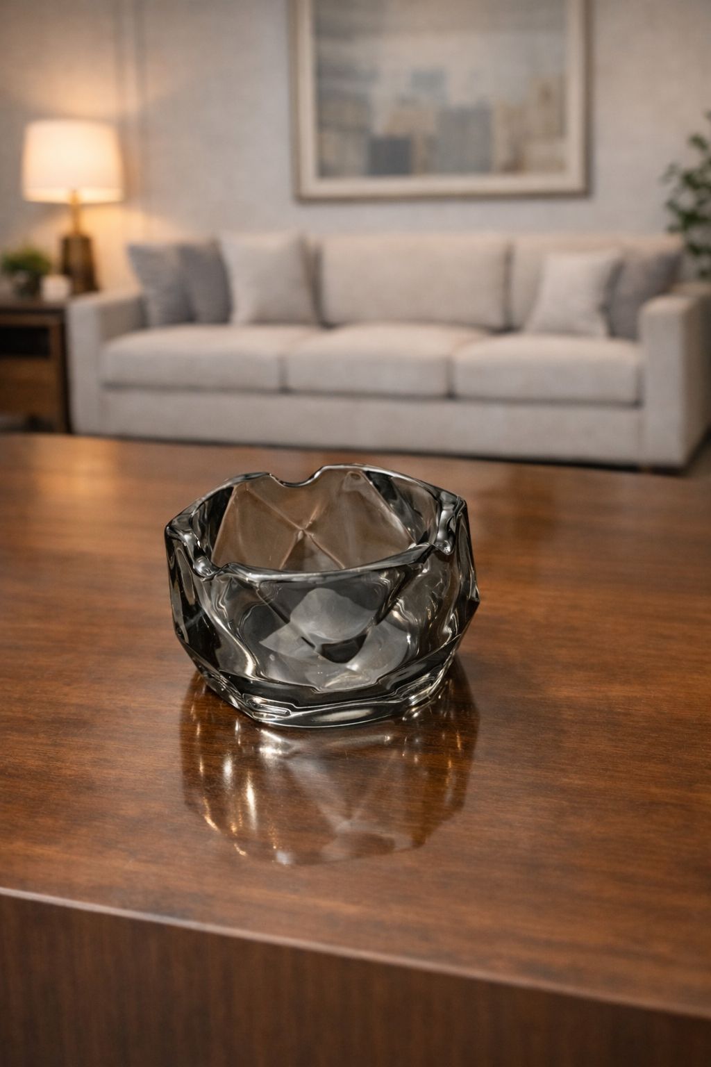 Modern Glass Smoking Ashtray
