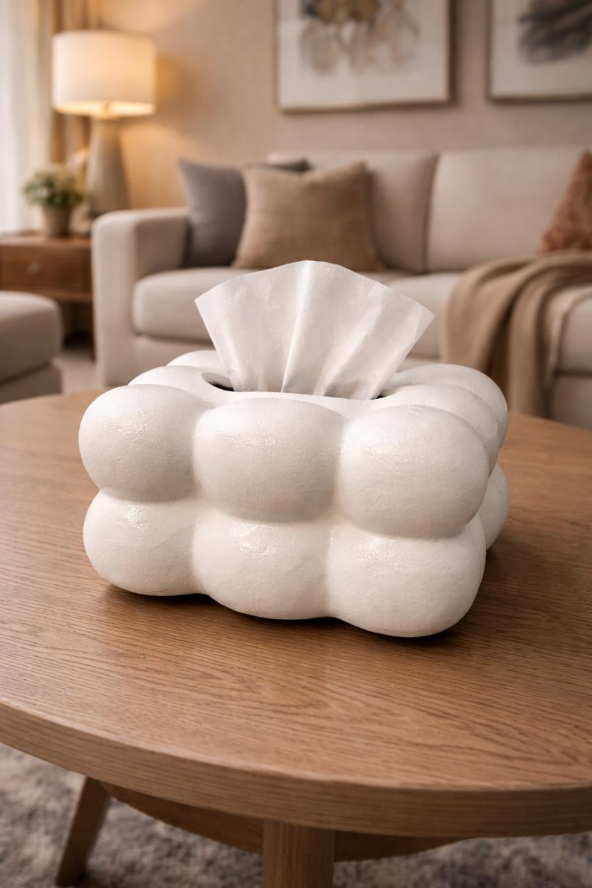 Modern Cloud Design Tissue Box Holder