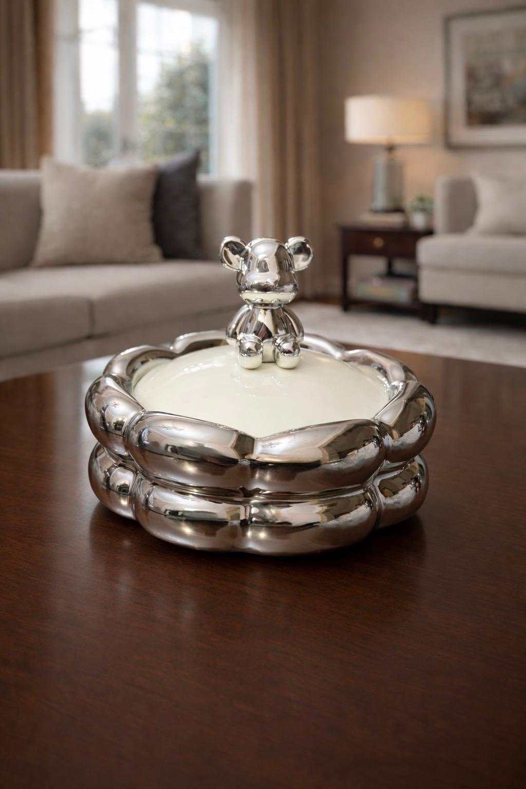 Bear Design Decorative Candle Holder